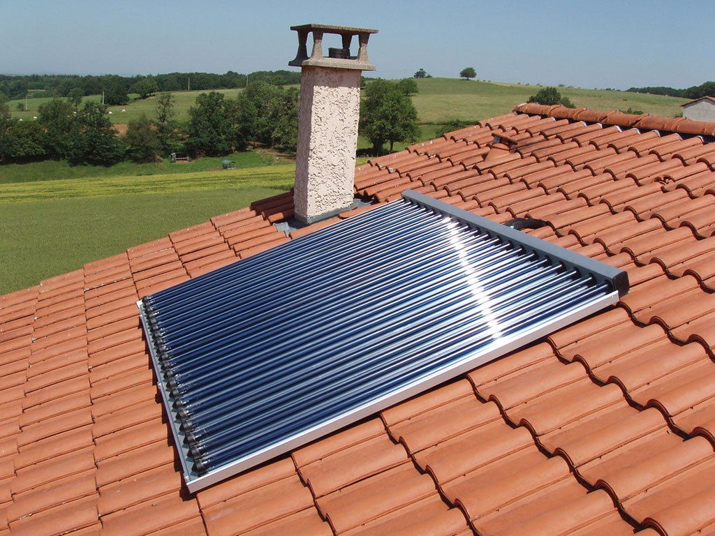 Panneau solaire thermique tubulaire