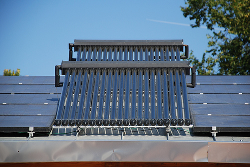 Changement liquide panneau solaire