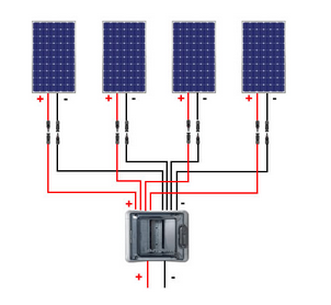Branchement panneau solaire 24v sur batterie 12v