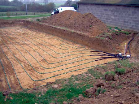 Pompe a chaleur gelée