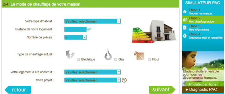 Simulateur pompe a chaleur