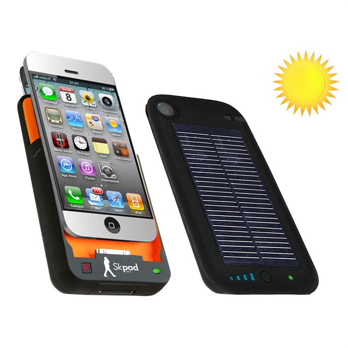 Coque iphone 4s panneau solaire