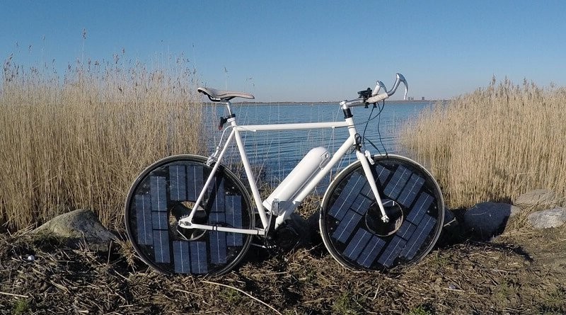 Panneau solaire batterie velo