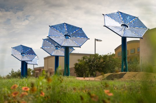 Panneau solaire heliotrope