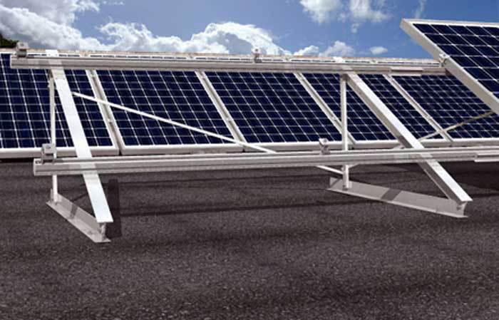 Support de toit panneau solaire