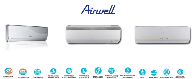 Pompe a chaleur air air airwell prix