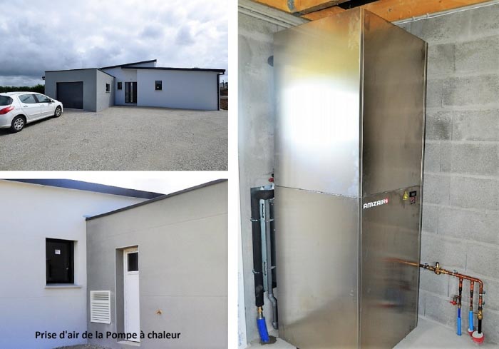Pompe à chaleur air eau amzair