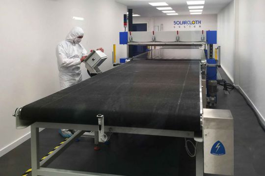 Tissus panneau solaire