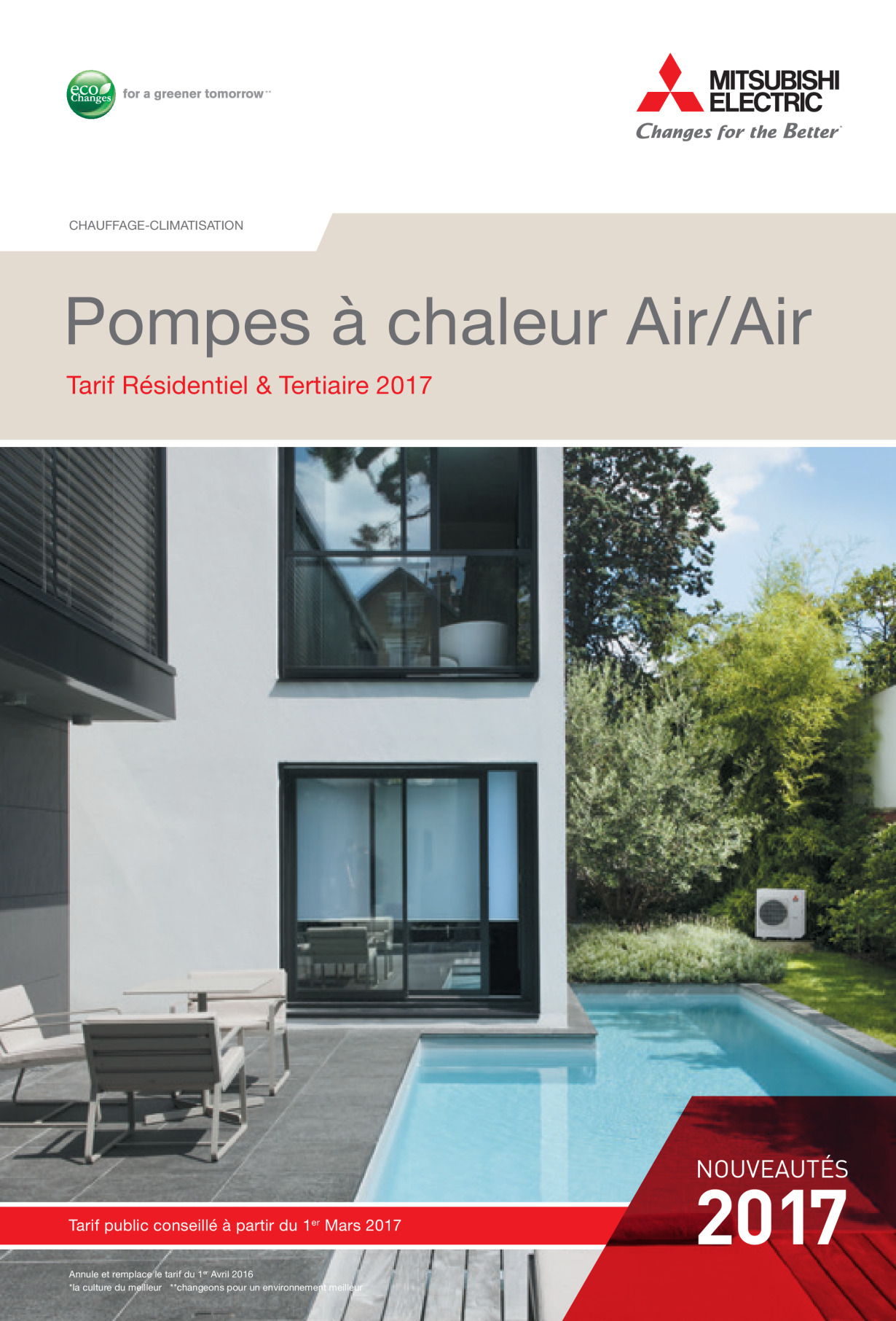 Pompe a chaleur mitsubishi tarif