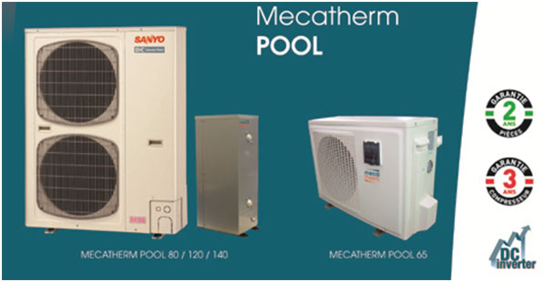 Pompe a chaleur piscine mecatherm pool 65