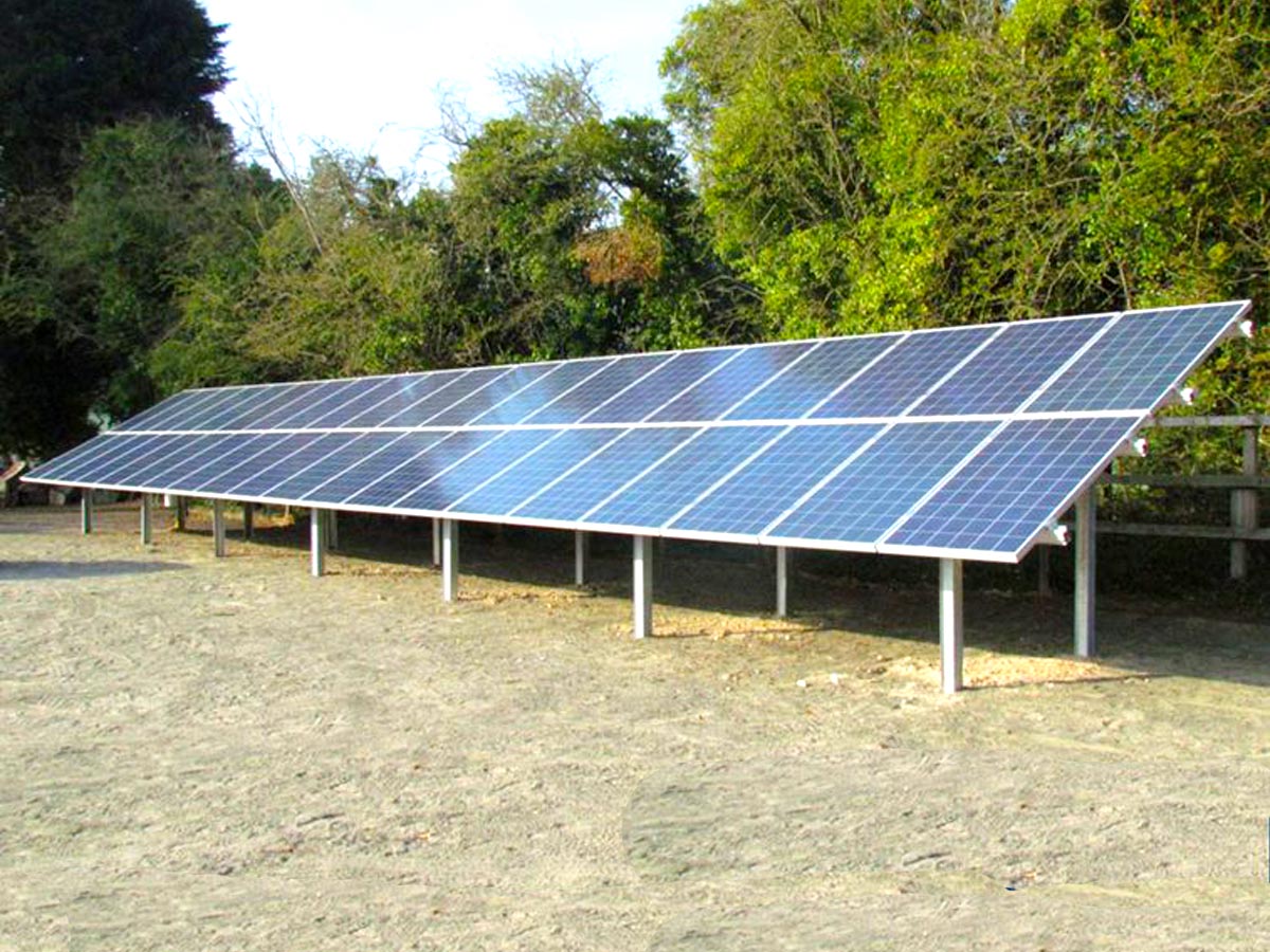 Panneau solaire avec support