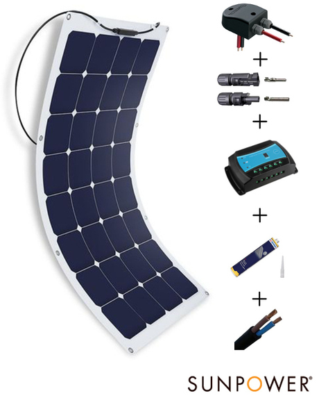 Production panneau solaire 100w