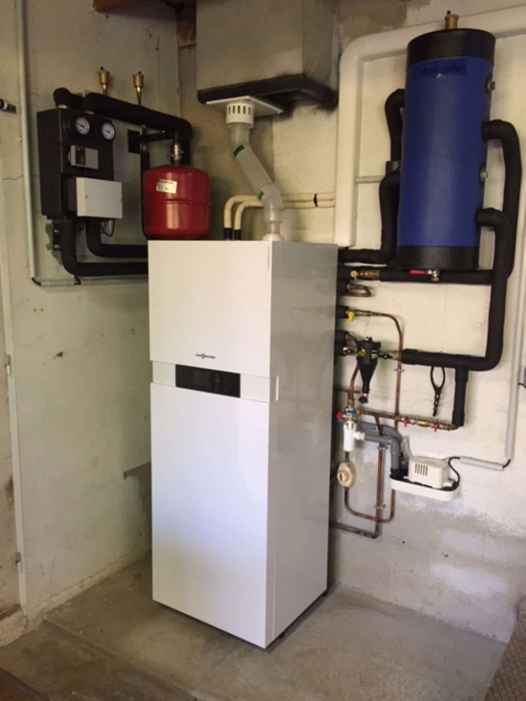 Pompe à chaleur hybride viessmann