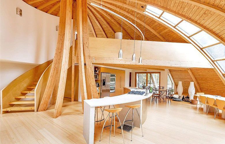Panneau solaire domespace