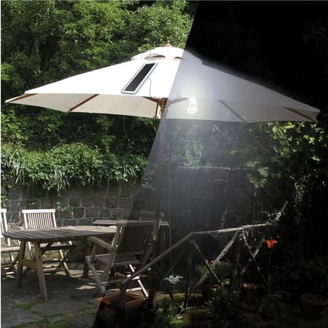 Parasol panneau solaire