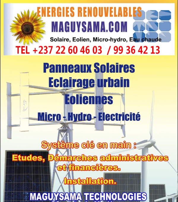 Douala akwa panneau solaire