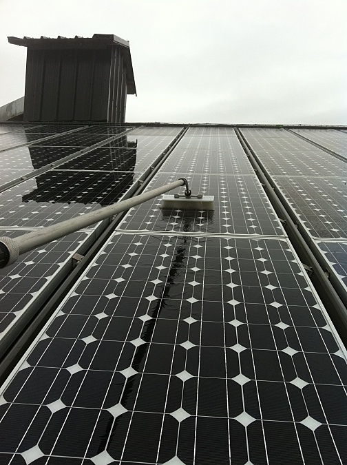 Panneau solaire chantier