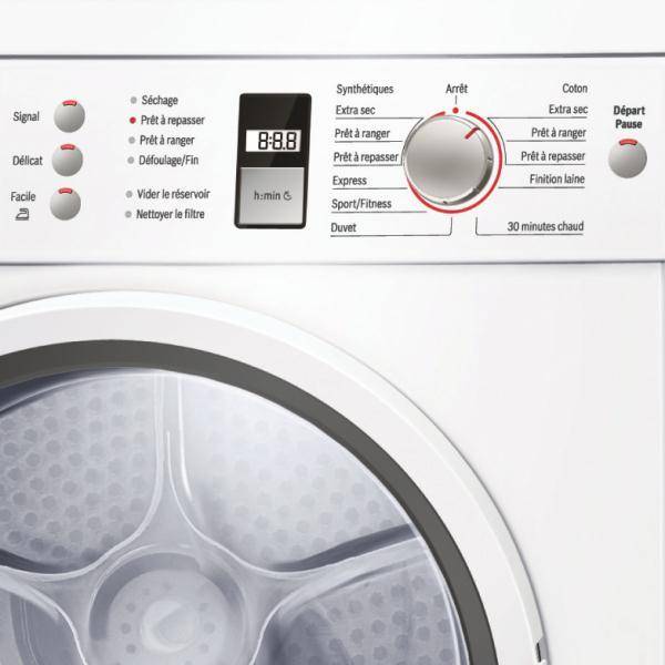 Sèche linge pompe à chaleur bosch wtw86382 ff