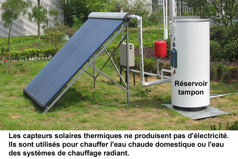 Chauffe eau panneau solaire