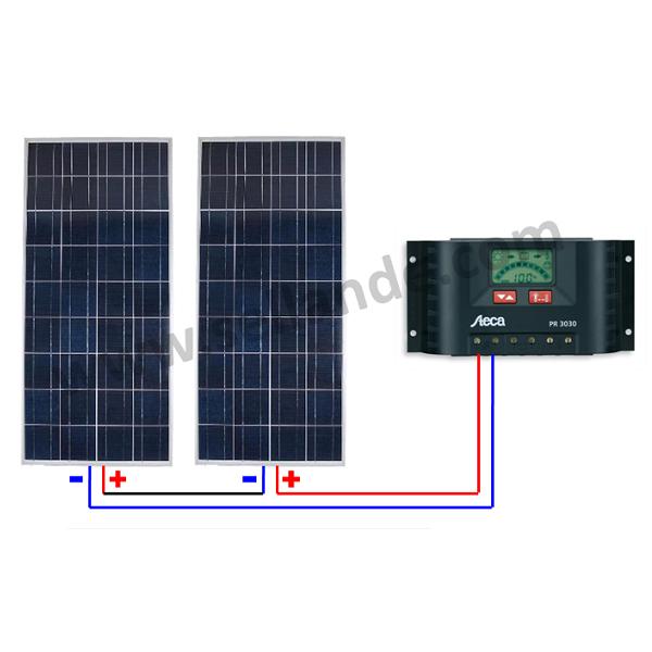 Mise en serie panneau solaire