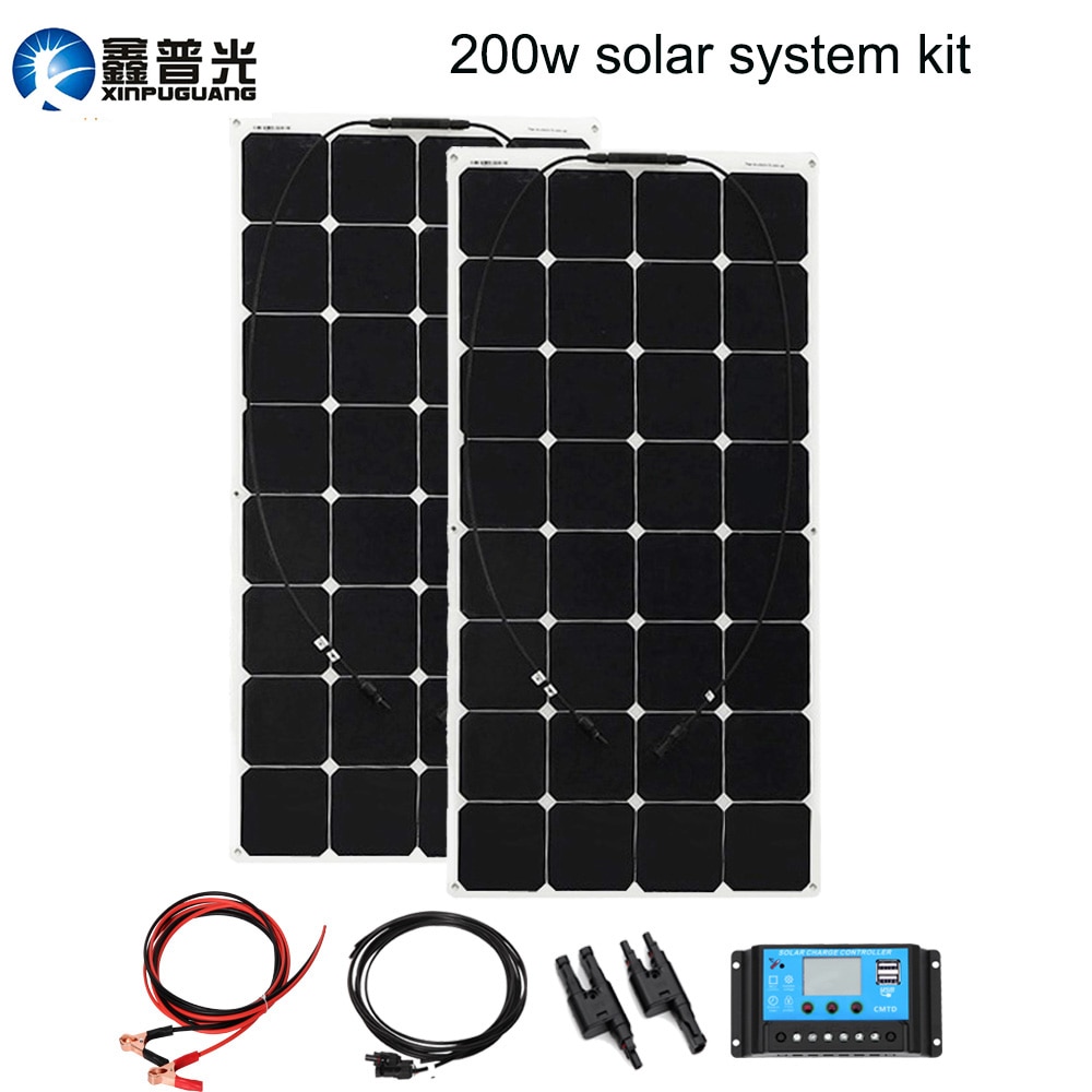 Kit panneau solaire souple 100 w