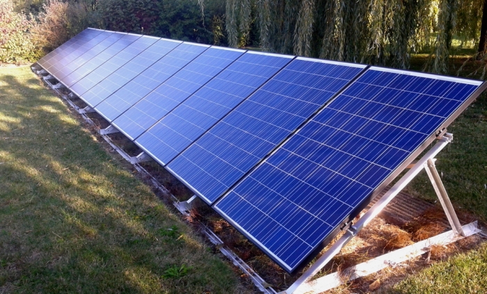 Panneau solaire nord