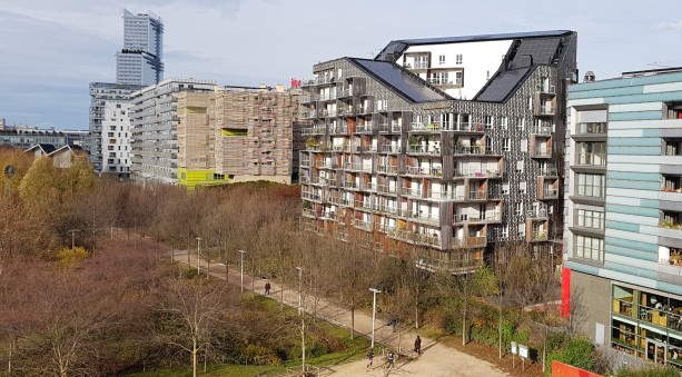 Panneau solaire éco quartier