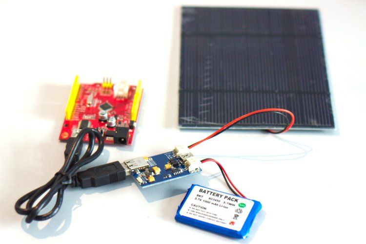Panneau solaire et arduino