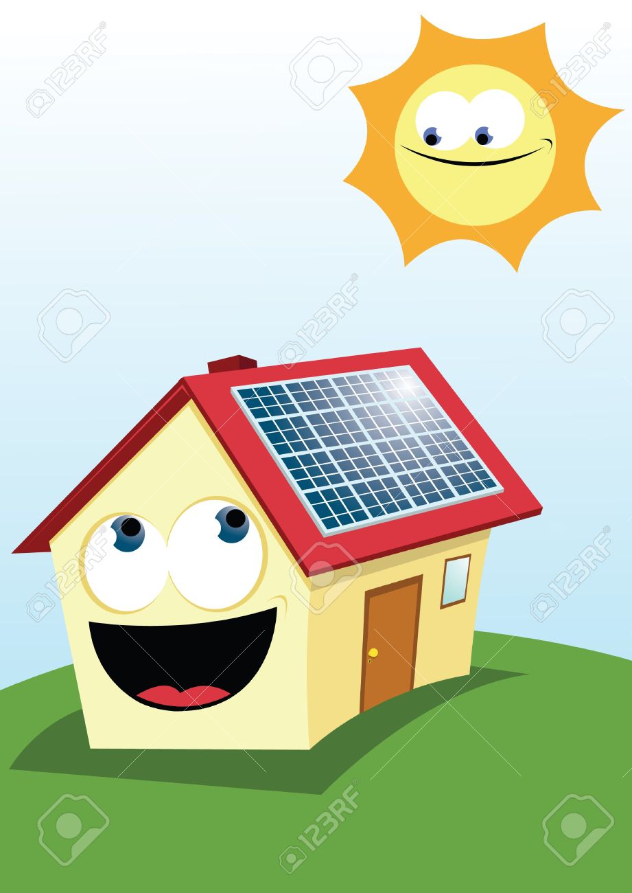 Panneau solaire dessin