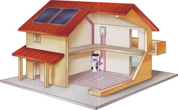 Panneau solaire aero thermique