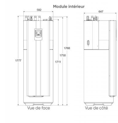 Pompe a chaleur air eau destockage