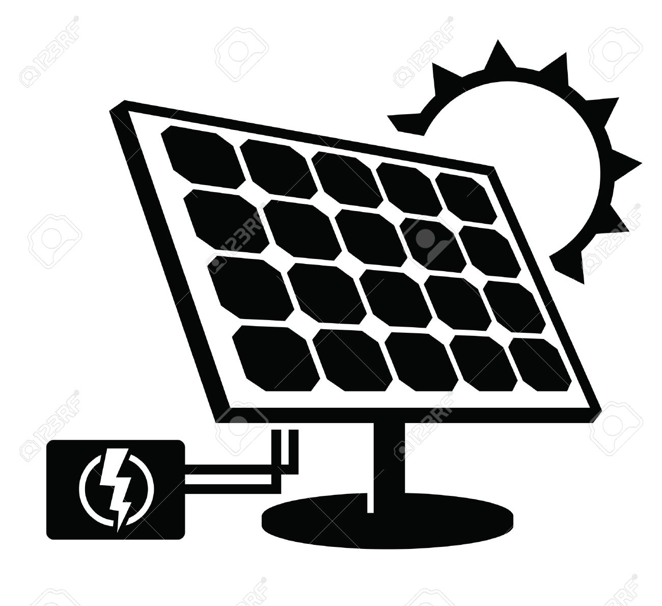 Panneau solaire art