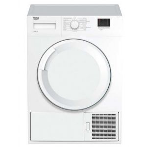 Beko ds7433pa0w-sèche linge frontal-7 kg-pompe à chaleur-a++-blanc