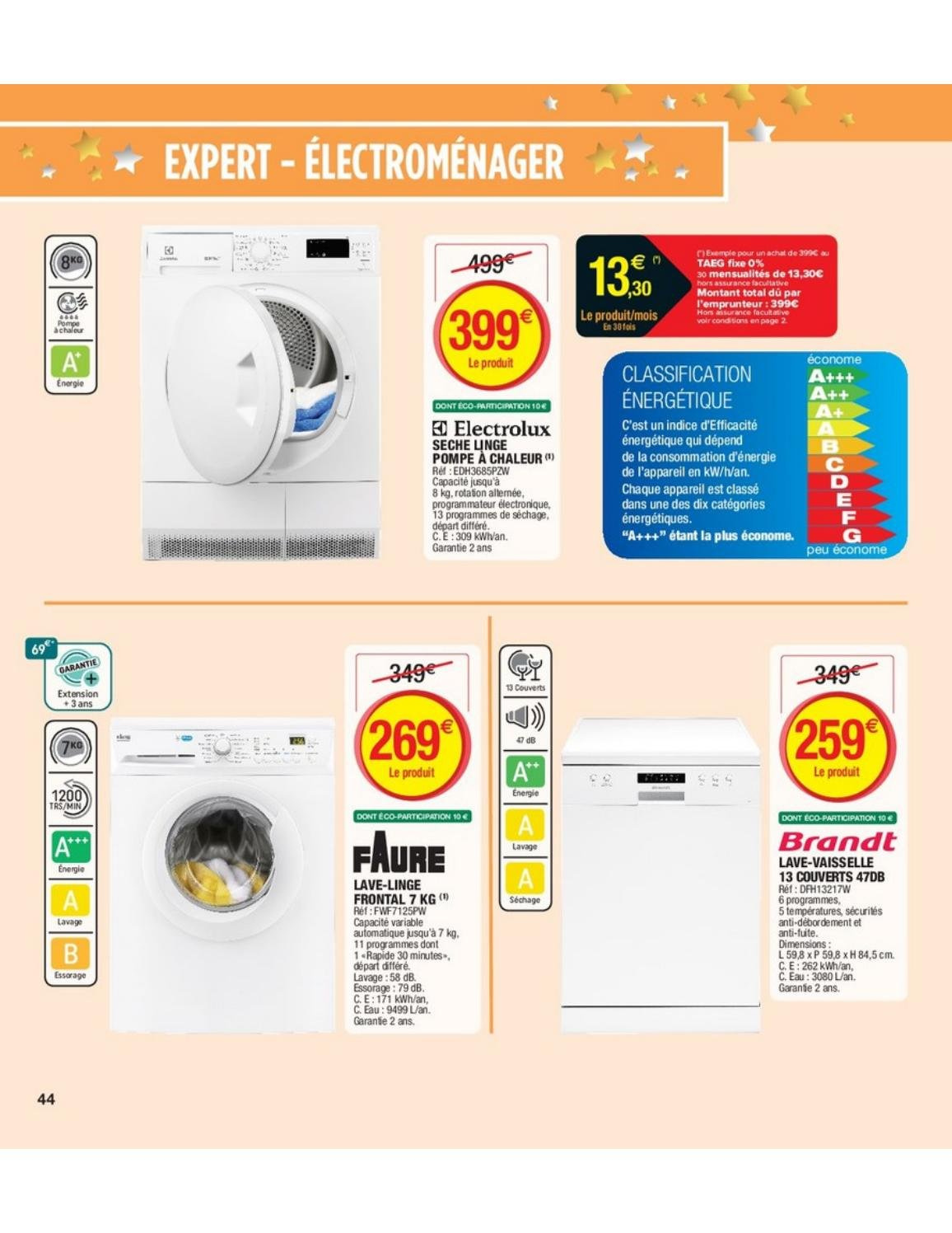 Seche linge pompe a chaleur super u