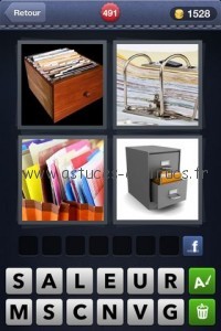 Appareil photo panneau solaire 4 images 1 mot