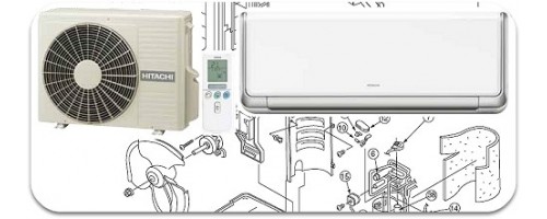 Sonde extérieure pompe à chaleur hitachi