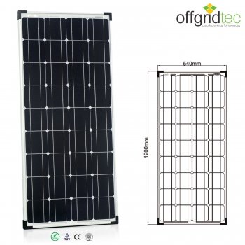 Panneau solaire 150w 12v poly saronic