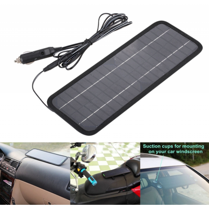 Panneau solaire voiture 12v