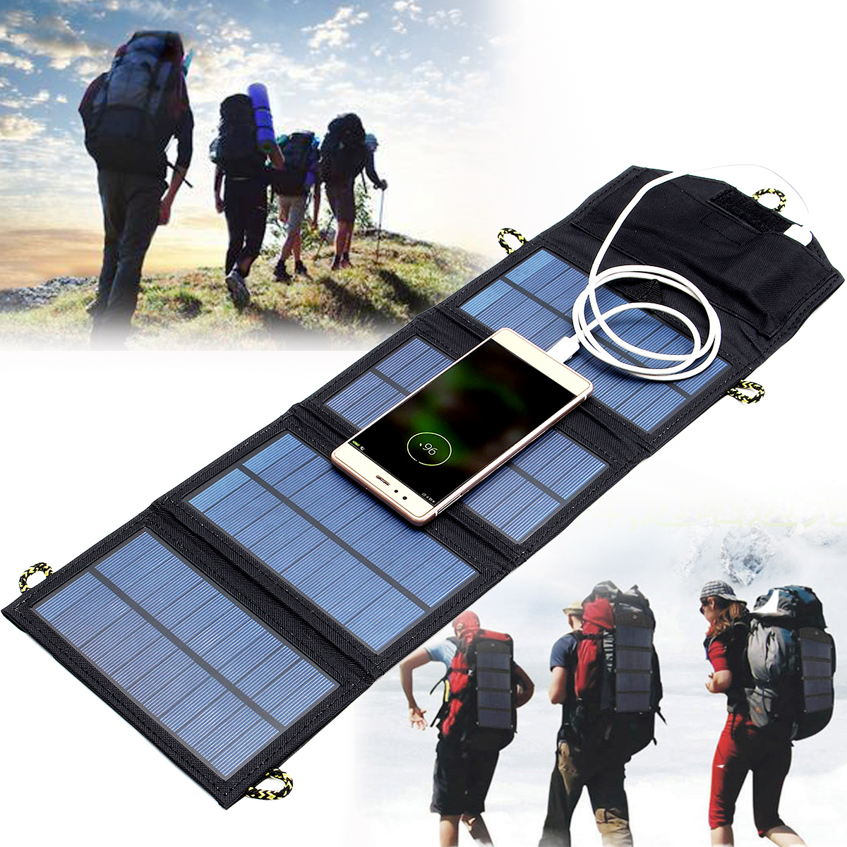 Panneau solaire portatif