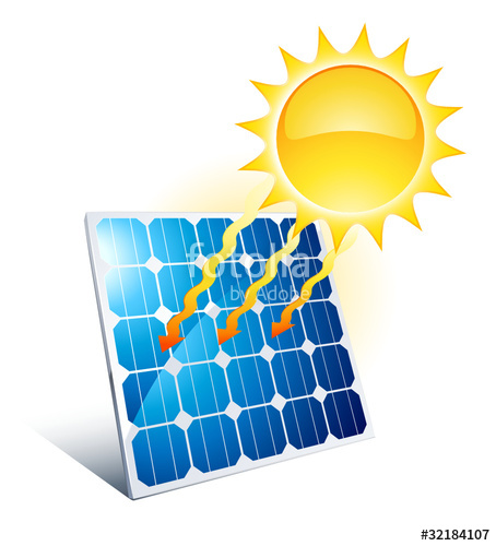 Illustration panneau solaire