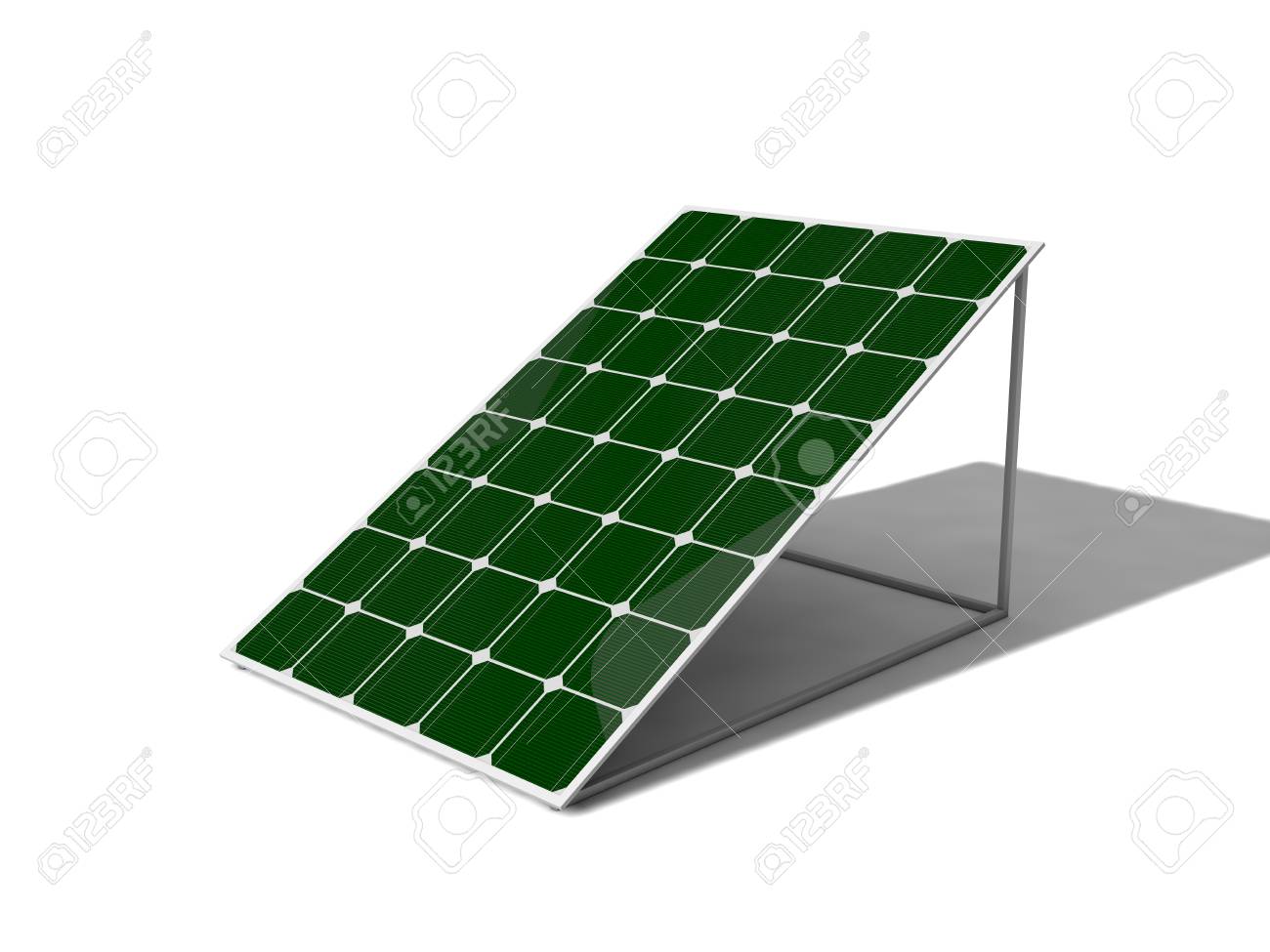 Panneau solaire vert