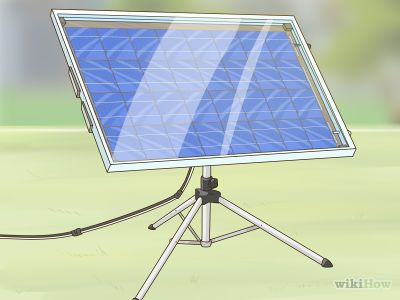 Construire un panneau solaire electrique