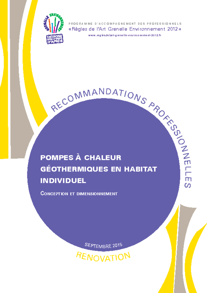 Dimensionnement pompe à chaleur géothermique