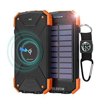 Chargeur batterie avec panneau solaire