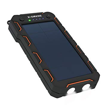 Batterie externe rechargeable avec panneau solaire
