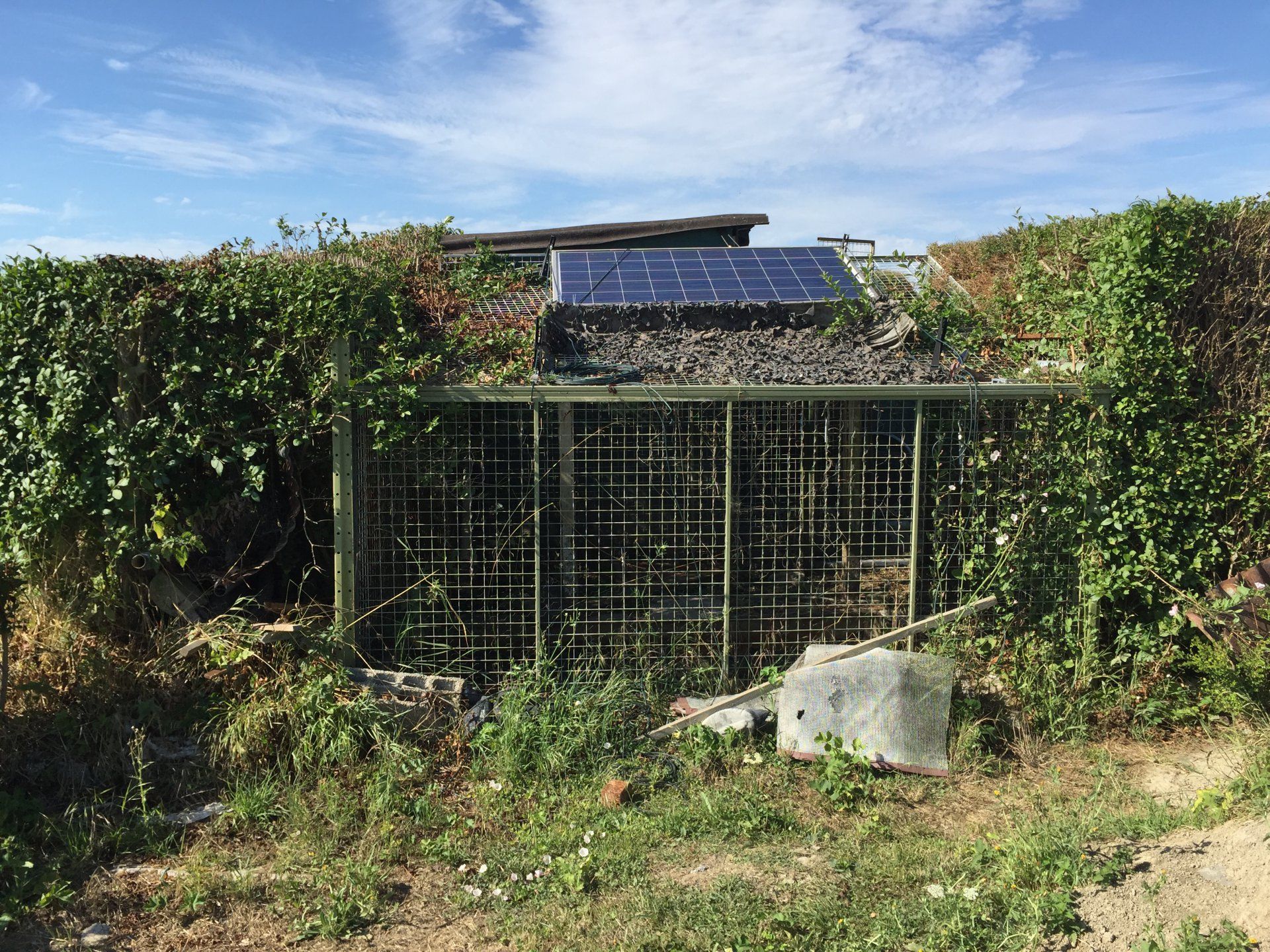 Panneau solaire pour hutte chasse