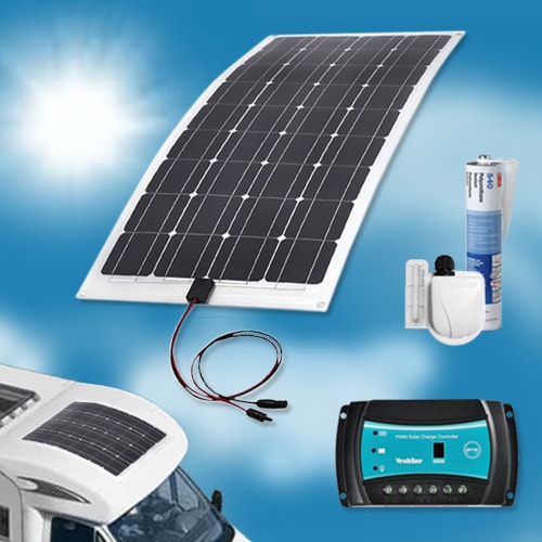Kit panneau solaire camping car souple