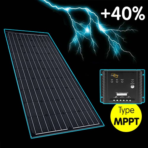 Kit panneau solaire 12v 130w