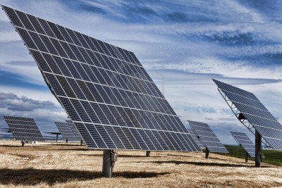 Panneau solaire champs