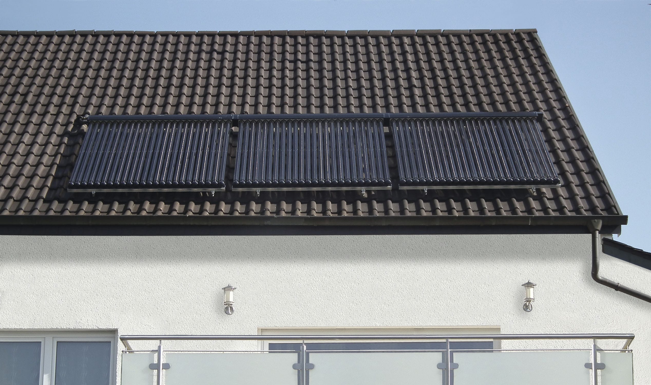 Verre panneau solaire thermique